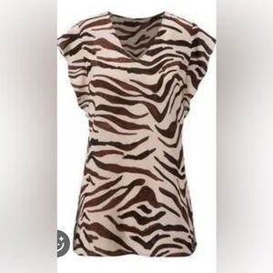 Cabi Zebra Print Blouse